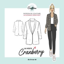 Patron Craftine Veste Cranberry - Format Papier