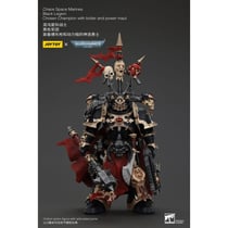 Warhammer 40k - Figurine Chaos Space Marines Black Legion Chosen Champion avec bolter et power maul 20 cm