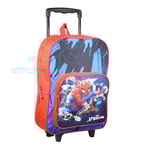 Sac à dos à roulettes Spiderman Bleu - BAGTROTTER