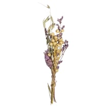 Bouquet de fleurs séchées lilas