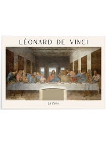 Affiche Léonard de Vinci La Cène | A3 : 29,7x42cm