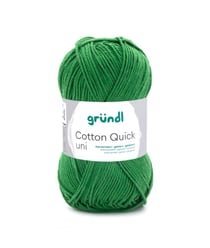 Fil à tricoter COTTON QUICK UNI - Gründl - PPSC - certifié Oeko-Tex 114 Vert