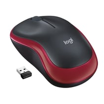 Souris sans fil - Logitech - M185 - Technologie optique - Rouge