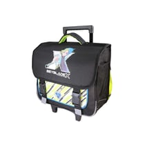 Cartable à roulettes 38 cm - Beyblade X - Noir et vert - Garçon, 2 compartiments