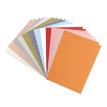 Papier créatif Florence - Lisse - 24 feuilles - Multicolore - A4 - 216 g/m²