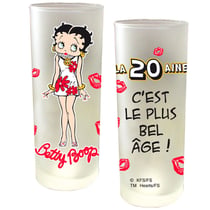 Verre Anniversaire Betty Boop Betty Boop LA 20 AINE