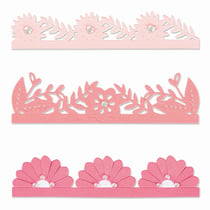 Matrices de découpe Thinlits Sizzix - Bords floraux audacieux - Olivia Rose