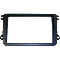 Façade autoradio double DIN VW Caddy Golf V Touran - Anthracite 2 DIN