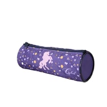 Trousse ronde Cybel – Violet – LICORNE – 1 compartiment