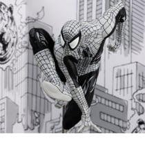 Marvel Collection - Statuette 1/10 Spider-Man (Spider-Man N°6) (Line Art)(Gold Label) 10 cm