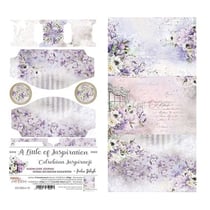 12 papiers scrapbooking motifs à découper 15,5 x 30, 5 cm Craft O Clock A LITTLE OF INSPIRATION 654513