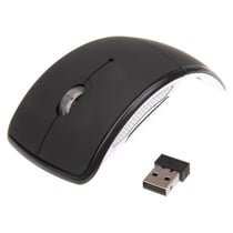 Souris Sans Fil Ergonomique 2.4GHz 1600dpi Pour PC Et Notebook Noir YONIS