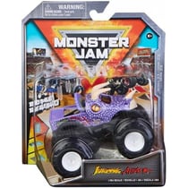 Monster jam jurassic attack - vehicule miniature metal violet - spin master