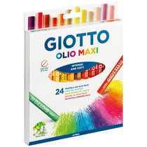 Pastels à l'huile Giotto - Olio Maxi - Multicolore - 11 mm - 24 pcs