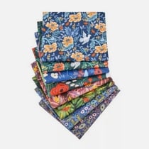 8 coupons tissu patchwork coton couture 40 x 50 cm FLEURI ET 545