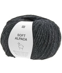 Pelote de laine et Alpaga SOFT ALPACA - Rico Design 19 Ardoise
