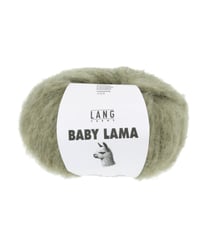 Pelote de laine BABY LAMA - Lang Yarns - Fil noble, moelleux et isolant thermique 0044 Vert