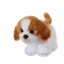 Peluche - Peluche Floppipup shihtzu marron - 22 cm