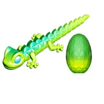 Figurine animal - SPIN MASTER Crystalynx Dragons - Gecko - Modèle aléatoire