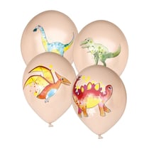 Ballon Ø 30cm - lot de 8 - dinosaures