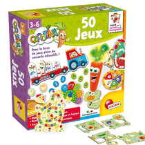 LISCIANI - Coffret 50 jeux Carotina - Jeux éducatif électronique - Stylo éducatif - Enfant de 3 à 6 ans