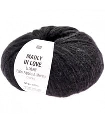 MADLY IN LOVE - Baby Alpaga et Mérino à tricoter - Rico Design 05 Noir