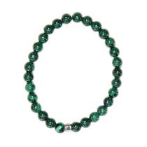 Bracelet Malachite Perles Rondes 6 mm - Omsaé