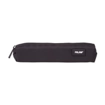 Trousse - Noir - Ronde - Petit modèle - Scolaire - 20,5x4,5x5cm - Milan