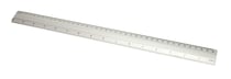 Grande règle graduée en aluminium 40 cm