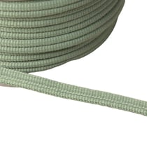 Double cordon 9mm vert amande au mètre