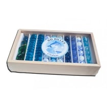 Coffret en bois de 60 billes océan - kim play - jeu de recreation, adresse