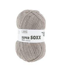Pelote à tricoter SUPER SOXX 4 fils - 100 Gr - Lang Yarns - La laine à chaussettes incontournable 0022 Marron