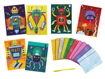 Kit créatif enfant Foil art Robots