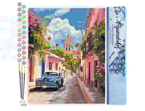 Peinture par Numéro Figured'Art - Voiture classique à Mexico - Kit de Loisir Créatif DIY Numéro d'Art Complet - 40x50cm sans châssis en bois