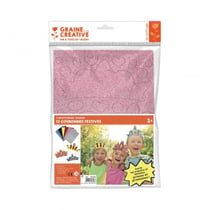 Sachet de 6 couronnes en caoutchouc souple - Graine Creative