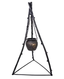 Chaudron suspendu avec trépied - 140cm