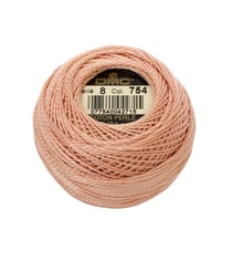 DMC - Fil DMC Coton Perlé 754/5 rose poudré Idéal pour chausson de danse