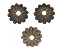 100 COUPELLES PERLE INTERCALAIRE metal bronze diamètre 5 mm - creation bijoux