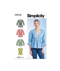 Patron Simplicity 9748 - Haut du 34 au 52 FR taille n°FR 34-42