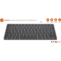 Mini clavier sans fil - Touches plates - KP430W - AZERTY - FR - Noir