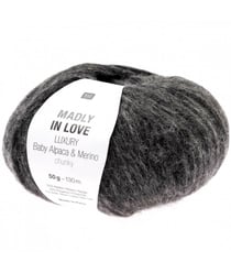 MADLY IN LOVE - Baby Alpaga et Mérino à tricoter - Rico Design 04 Gris