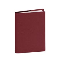 Agenda - 2026 - Affaires Recyclé - Semainier Planning - Multilingue - Mona - Rouge - 13 mois de décembre à décembre - 10x15 cm - Cuir pleine fleur de vachette - Quo Vadis