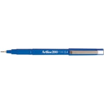 Stylo Feutre 200 Permanent Indélébile Pointe 0,4 mm Noir Noir ARTLINE