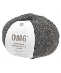Fil exceptionnel à tricoter Luxury OMG - Rico Design 11 Gris