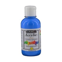 Peinture Acrylique en bouteille Bleu fluo 200ml - Amt