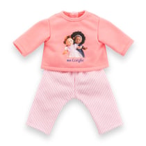 Pyjama Rose 2 pièces pour poupée ma Corolle