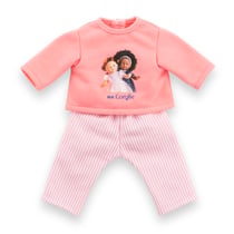 Pyjama Rose 2 pièces pour poupée ma Corolle