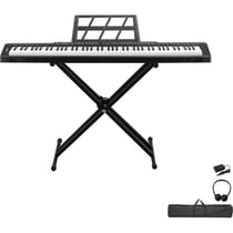 LALAHO - GPP-105 - Piano numérique - 88 touches Bluetooth MIDI avec casque noir