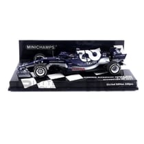 Voiture Miniature de Collection - MINICHAMPS 1/43 - ALPHA TAURI AT02 - Azerbaijan GP 2021 - Noir/Blanc