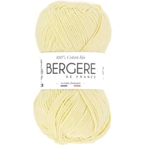 Pelote de laine - Paille - 100% coton bio - 3mm - Tricot et crochet - Bergère de France